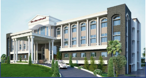 Architectural visualisation of the Superintendent of Police Office at Vishrambag, Sangli